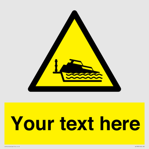 Custom warning grounding cruiser on lock cill